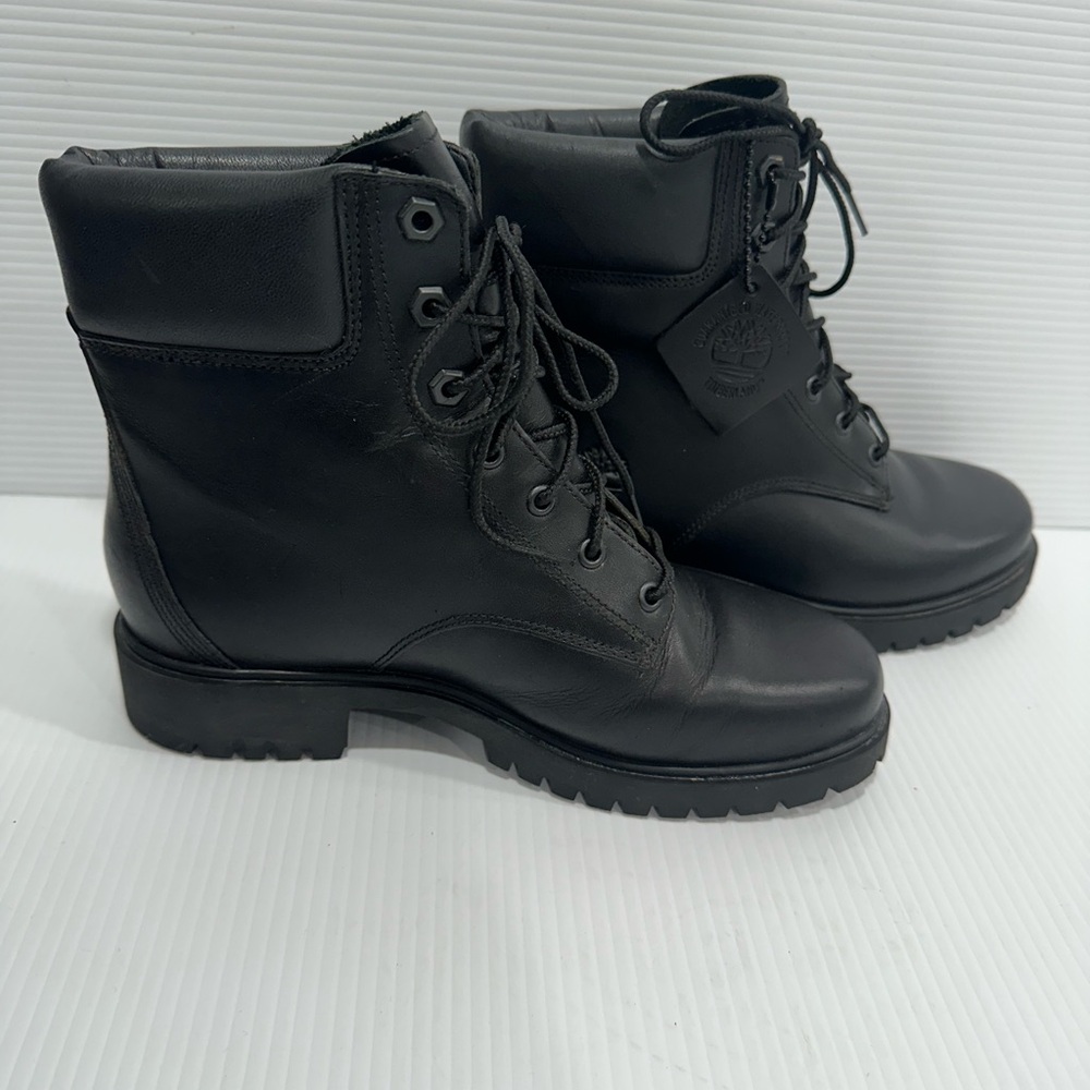 Timberland Jayne 6-Inch Waterproof Boot in black leather - Picture 13 of 15